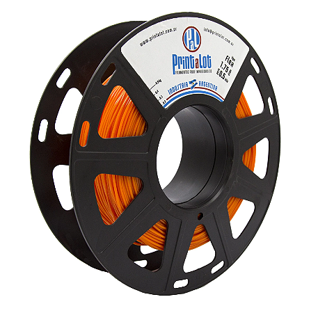 Filamento TPU Flexível Laranja 1,75mm 500g Printalot