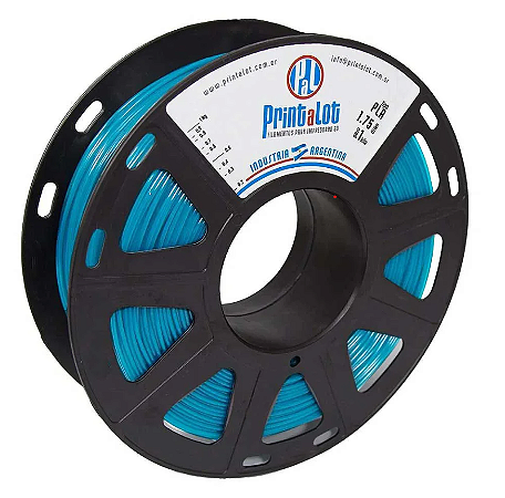 Filamento PLA Azul Turquesa 1,75mm 1Kg PrintaLot