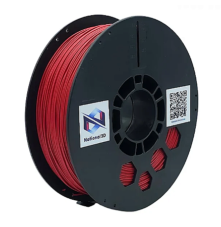 Filamento National Pla Max High Speed Vermelho 1kg 1,75mm