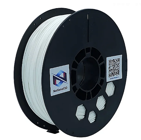 Filamento National Pla Max High Speed Branco 1kg 1,75mm