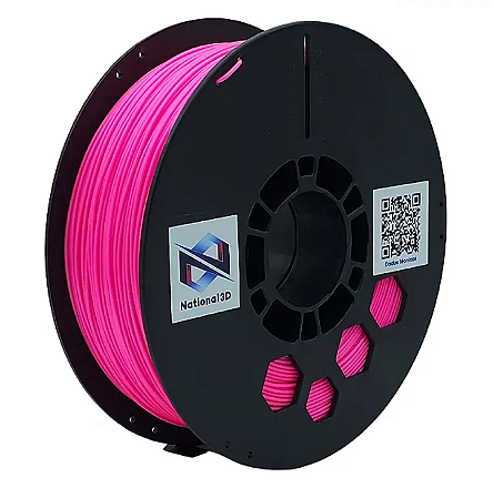 Filamento National Pla Max High Speed Rosa Perolado 1kg 1,75mm
