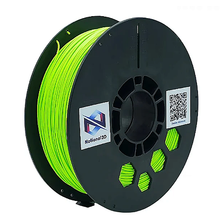 Filamento National Pla Max High Speed Verde Citrico 1kg 1,75mm