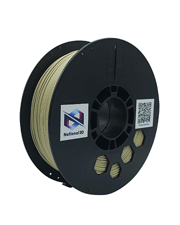 Filamento National PLA Max High Speed Bege Osso 1kg 1,75mm