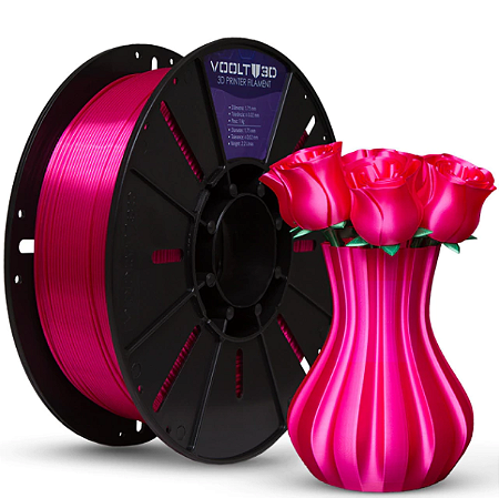 Filamento Voolt PLA Rosa Choque V-Silk - 1Kg
