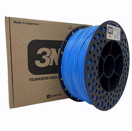 Filamento PLA 3N3 1.75mm 1KG Azul Celeste