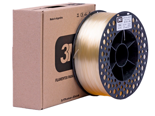 Filamento PLA 3N3 1.75mm 1KG Natural