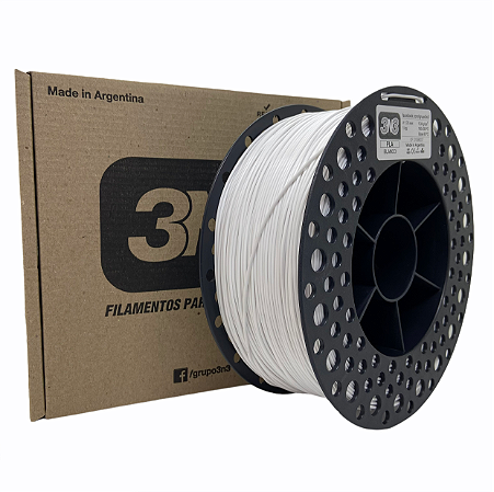 Filamento Petg 3n3 1.75mm 1kg Branco
