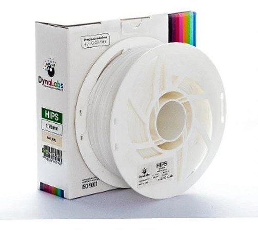 Filamento HIPS DynaLabs 1.75mm 1Kg Natural