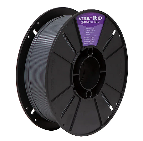 Filamento Voolt ABS Cinza Grafite 1kg