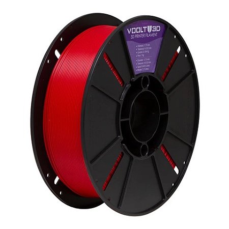 Filamento Voolt ABS Vermelho 1kg