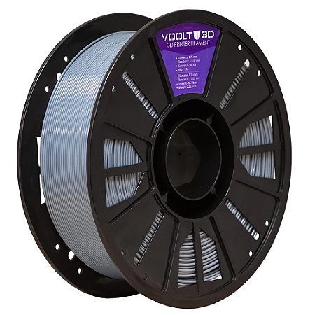 Filamento Voolt PETG HF Cinza Claro 1kg
