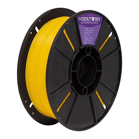 Filamento Voolt PLA Amarelo 1kg