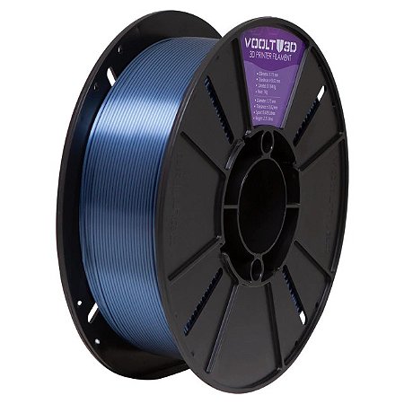 Filamento Voolt PLA Azul Titanium V-Silk 1kg