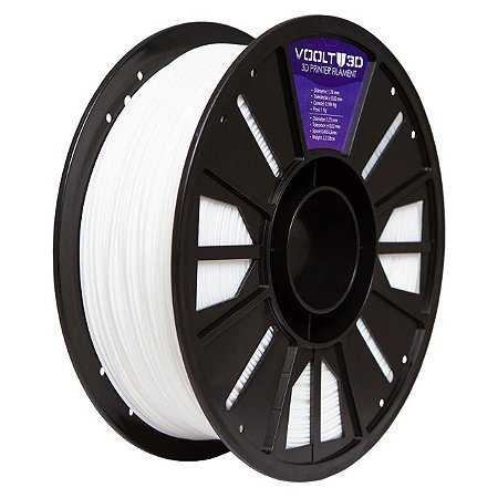 Filamento Voolt PLA Branco Off White Velvet - 1Kg