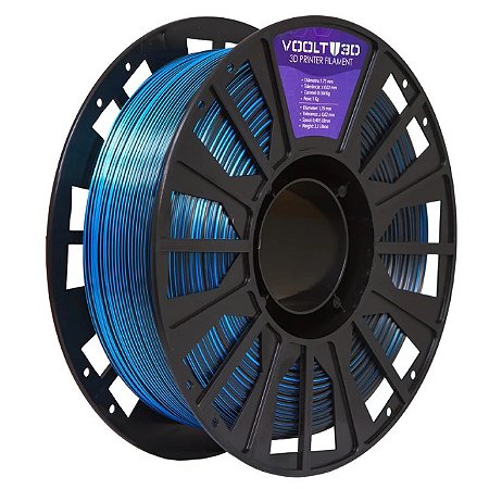 Filamento Voolt PLA Duo Color Azul E Preto  1Kg