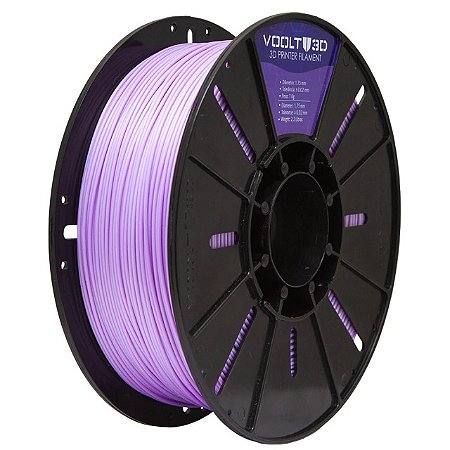 Filamento Voolt PLA Lilás Macaron Velvet 1kg