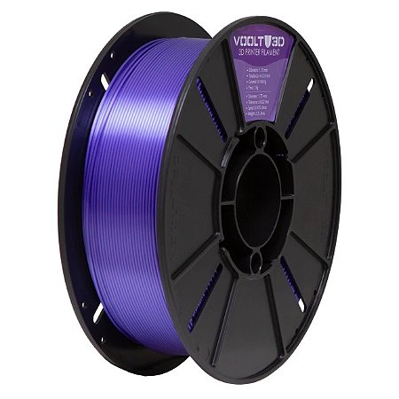 Filamento Voolt PLA Lilás V-Silk  1kg