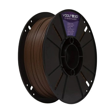 Filamento Voolt PLA Marrom Velvet 1kg