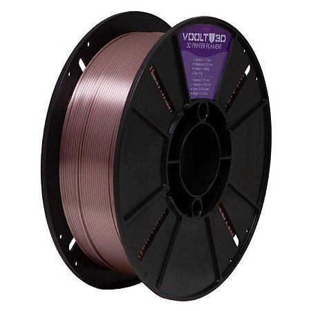 Filamento Voolt PLA Rose Gold V-Silk  1kg