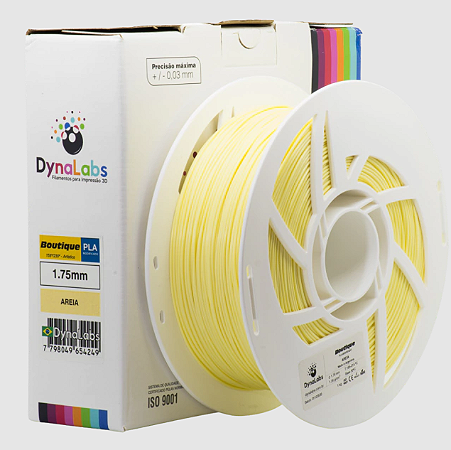 Filamento PLA Boutique DynaLabs 1.75mm 1Kg Areia