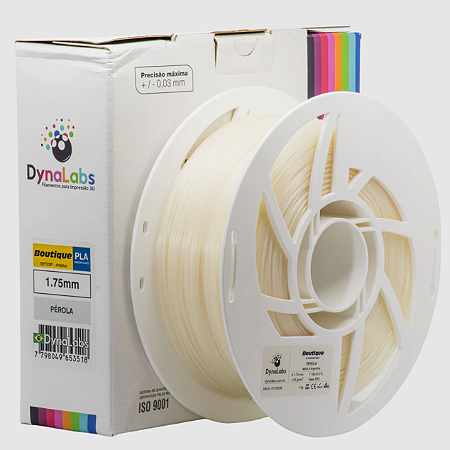 Filamento PLA Boutique DynaLabs 1.75mm 1Kg Perola