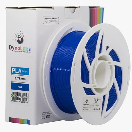 Filamento PLA DynaLabs 1.75mm 1Kg Azul