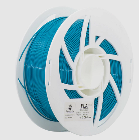 Filamento PLA DynaLabs 1.75mm 1Kg Azul Turquesa