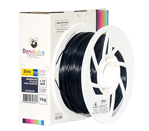 Filamento PLA Zeta DynaLabs 1.75mm 1Kg Azabache