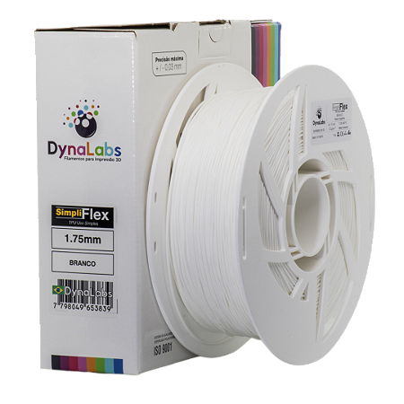 Filamento Simpliflex DynaLabs 1.75mm 1Kg Branco