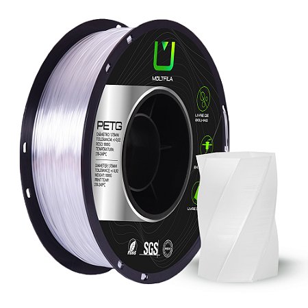 Filamento PETG Multfila 1.75mm 1KG Transparente
