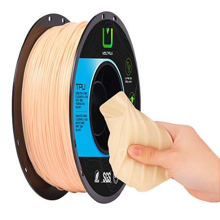 Filamento TPU Multfila 1.75mm 1KG Bege