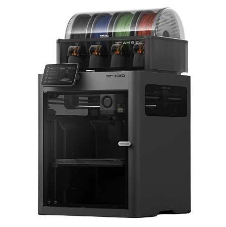 Impressora 3D Bambu Lab X2D 220V + AMS 2 PRO (Combo)