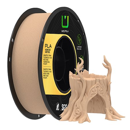 Filamento PLA Multfila Woody Nogueira 1.75mm 1kg