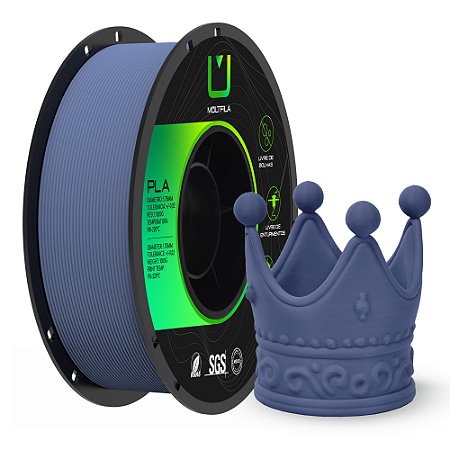 Filamento PLA Matte Multfila 1.75mm 1KG Azul Marinho