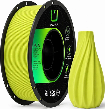 Filamento PLA Matte Multfila 1.75mm 1KG Verde Citrus