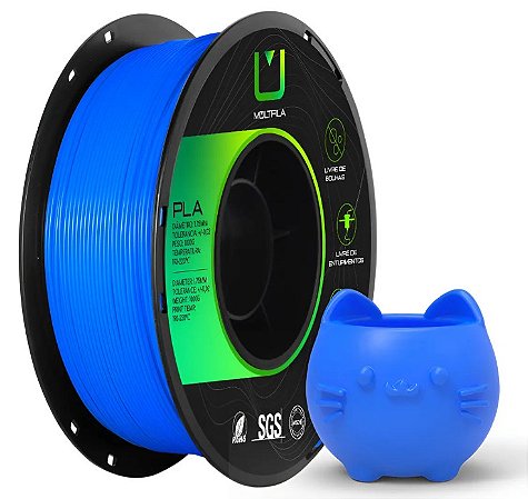 Filamento PLA Multfila 1.75mm 1KG Azul Atlantico