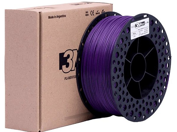Filamento PLA+ Matte 3NMax 1.75mm 1KG Uva