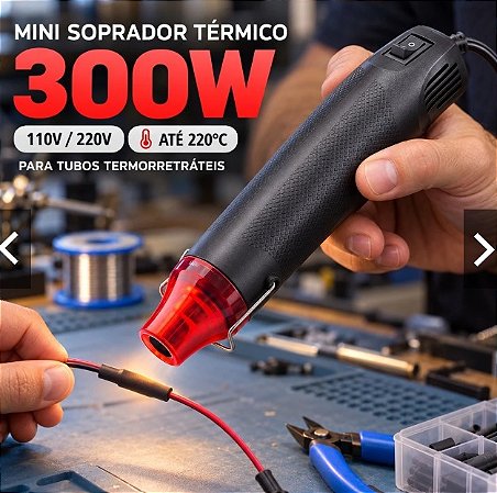 Soprador Térmico Portátil 300W 127V