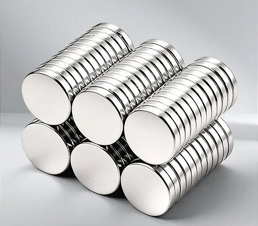 Kit 100 Ímãs de Neodímio 6x3mm
