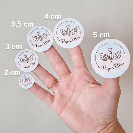 Adesivo Personalizado Redondo 2x2