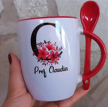 Caneca Personalizada com Colher