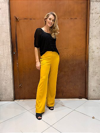 CALÇA CREPE BOTÕES