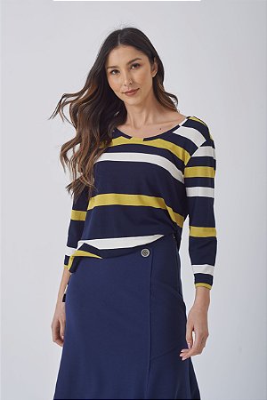 BLUSA MAX LISTRAS ILHOSES