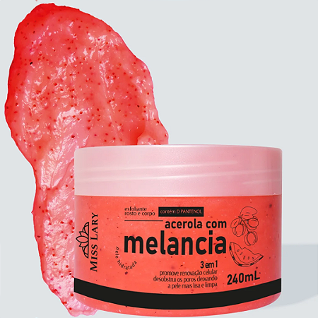 Esfoliante corporal de melancia - Miss Lary
