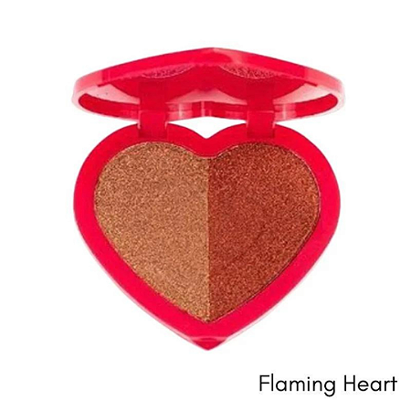 Iluminador duo Dopamine cor Flaming Heart - Ruby Rose
