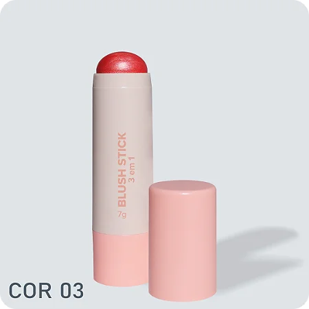 Blush em stick 3 em 1 cor 03 - Miss Lary