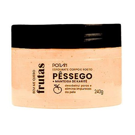 Esfoliante corporal de pêssego - Poran