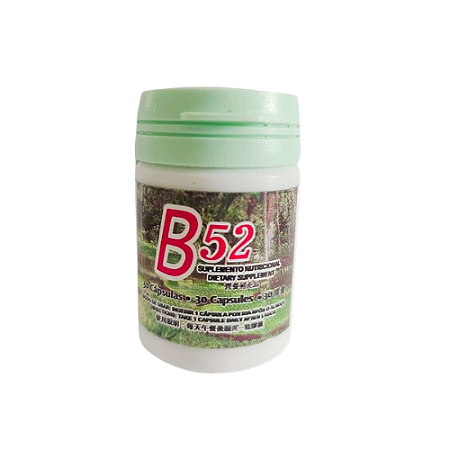 B52 Suplemento Natural – 30 Cápsulas | Extrato para Bem-Estar Diário