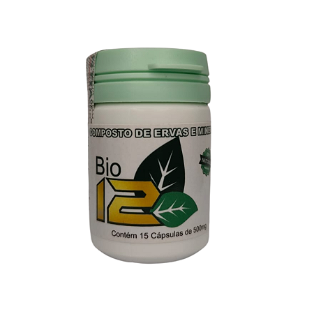 BIO 12 Composto de Ervas Naturais – 15 Cápsulas para Apoio e Bem-Estar Diário
