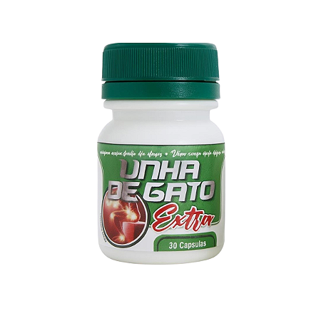 Unha de Gato Extra com UC-II e Garra do Diabo – Suplemento Natural 30 Cápsulas